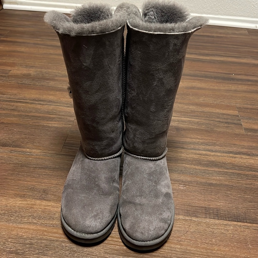 UGG Women's Bailey Bow Tall II boots in grey